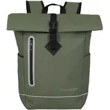 Travelite Rucksack wasserfest, Fahrradrucksack, Freizeitrucksack mit Rolltop Verschluss & Reflektoren, BASICS, 48 cm, 19 Liter