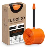 Tubolito S-Tubo-CX/Gravel-All SV - CX/Gravel - 700c/30" - 60-mm-Ventil - Schwarz