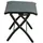 Brafab Andy Gartenhocker 46 x 42 x 46 cm grau/schwarz klappbar