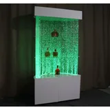 JVmoebel Barschrank Beleuchtete Wasserwand für Regal oder Theke in Bar-Optik Made in Europa weiß