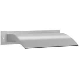vidaXL Wasserfall Silber 45x9x26 cm Edelstahl