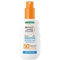 Garnier Ambre Solaire Advanced Sensitive Kids Ceramide Protect Spray SPF50+, 150 ml