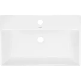 ECD Germany LuxeBath Aufsatzwaschbecken 60,5 x 36,5 cm