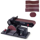 Band- und Tellerschleifer PX-BTS-370 Practixx - Schleifmaschine für Holz | 370W | Ø150mm Schleifteller | Bandlänge 100x915mm | inkl. 6-tlg Schleifset