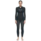 Dainese Damen Dry Suit Lady Baselayer-Set, Schwarz/Blau, XS/S