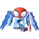 Hasbro Spidey and His Amazing Friends Web-Quartier Spielset mit Lichtern, Geräuschen, Spidey und Fahrzeug, ab 3 Jahren, F1461, Mehrfarbig