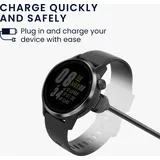 kwmobile kompatibel für COROS PACE 2 / PACE 3 / APEX/APEX Pro/APEX 2 / VERTIX USB Ladekabel - Charger für Smart Watch - Fitnesstracker Ersatzkabel