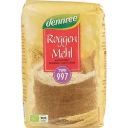 dennree Roggenmehl Type 997 bio 1kg