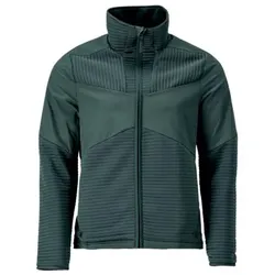 22105-681 Fleecepullover mit Reißverschluss und Futter, waldgrün, L