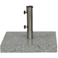 Siena Garden Schirmständer Granit 50 x 50 cm Grau