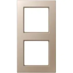 Jung Rahmen 2fach champ waage-/senkrecht AC 582 CH