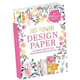 TOPP Design Paper Just Flowers A6