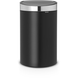 BRABANTIA Touch Bin New 40 l matt black steel