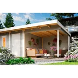 Lasita Maja Sicily Dachverlängerung Anbau für Sicily 44 mm, 300x350, Lichtgrau