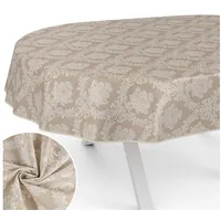 ANRO Stoff Tischdecke Textil Tischwäsche Tischtuch Baumwolle Polyester abwaschbar