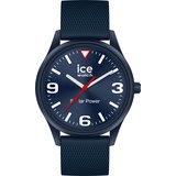 ICE-Watch ICE Watch Armbanduhr solar power Casual blue red - Blaue Herrenuhr mit Silikonarmband - 020605 (Medium)