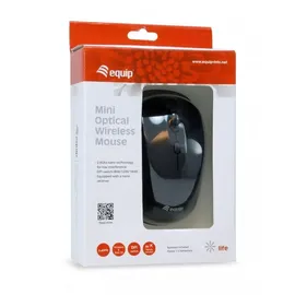 Equip Optische Mini Maus kabellos schwarz