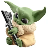 Hasbro Spielfigur Star Wars Bounty Collection Minifigur, (Größe: ca. 6 cm), The Child Baby Yoda Grogu Baby Yoda Darksaber Entdeckung