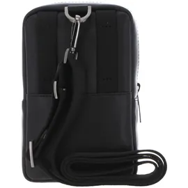 Piquadro Obidos Pocket Umhängetasche Leder Nero