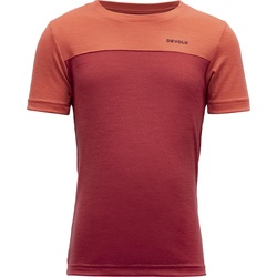 Devold Norang Merino Tee KID beauty/coral (164B) 4