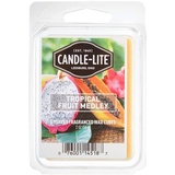 CANDLE-LITE Duftwachs für Duftlampe | Fruchtiges Duftwachs | Tropical Fruit Medley (56g) | 6 Duftwachswürfel für Duftlampe | Wax Melts | Duftlampe Wachs, Tropische Früchte