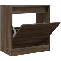 VidaXL Schuhschrank Braun Eichen-Optik 60x34x63,5 cm Holzwerkstoff