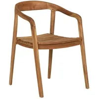 Esszimmerstuhl Otero Teak braun 2er Set