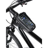 WILD Man Fahrradtasche, Fahrradzubehör für iPhone, Fahrrad-Handyhalterung, Handyhalter für Fahrrad, wasserdichte Fahrrad-Handytasche, Mountainbike-Zubehör für Erwachsenenfahrräder mit 3D-hartem Eva,