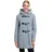 GIL BRET Dufflecoat mit Kapuze in Bright Blue Melange | 46