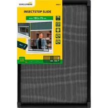 Schellenberg 50813 Insektenschutz Schiebe-Fenster Insectstop Slide für Fenster mit Rollläden, Fliegengitter zum Schieben maximal 193 x 75 cm, anthrazit