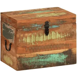 vidaXL Truhe Altholz Massiv