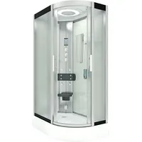 Acquavapore - Duschkabine Komplettdusche Fertigdusche Dusche D60-70M1R 80x120 cm ohne 2K Scheiben Versiegelung