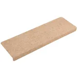 vidaXL Stufenmatten Selbstklebend 30 Stk. Creme 65x21x4 cm