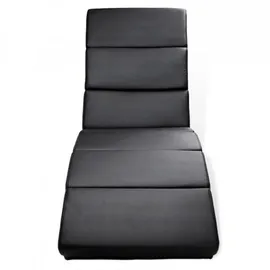 CASARIA Relaxliege London Kunstleder 0 x 0 x 0 cm Schwarz mit Liegeposition