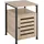 Tectake Beistellschrank 40,5 x 60,5 cm