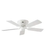 CasaFan Classic Flat 103-III WE 103 cm Deckenventilator lack weiß/hellgrau