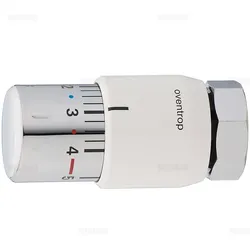 Oventrop Thermostat Uni SH 1012065, Heizung, weiß/chrom
