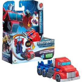 Hasbro Transformers EarthSpark 1-Step Flip Changer Optimus Prime, Action-Figur (10 cm), Roboterspielzeug, ab 6 Jahren