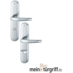 Hoppe Türdrücker Atlanta Langschild WC/Bad Alu F1 Türklinke Türbeschlag Türgriff