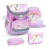 Belmil Mini-Fit Schulranzen-Set 4-tlg. - RAINBOW UNICORN