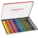 Caran d'Ache Swisscolor Metall Etui mit 30 wasserfesten Farbstiften