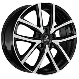 itWHEELS Mira 7 x 17 5 x 112 ET45 MB66,6 Schwarz Poliert Glänzend