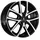 itWHEELS Mira 7 x 17 5 x 112 ET45 MB66,6 Schwarz Poliert Glänzend