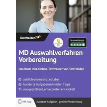 eheroes gmbh MD Auswahlverfahren Vorbereitung: Das Buch inkl. Online-Testtrainer von TestHelden |