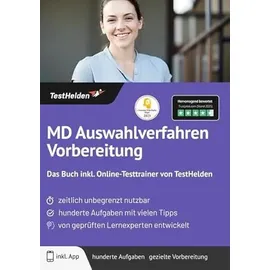 eheroes gmbh MD Auswahlverfahren Vorbereitung: Das Buch inkl. Online-Testtrainer von TestHelden |