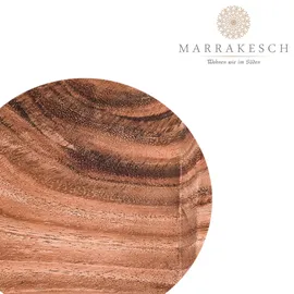 Marrakesch Orient & Mediterran Interior 2er Set Akazienholz Serviertablett Servierbrett Anea 30x20cm