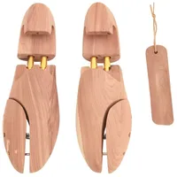 VidaXL Schuhspanner mit Schuhlöffel EU 36-37 Massivholz Zeder