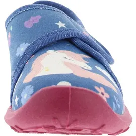 Fischer Markenschuh Kinder-Klett-Hausschuh - 28