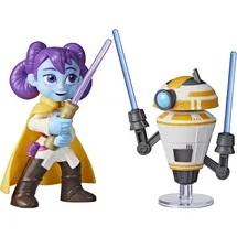 Hasbro Star Wars Pop-Up Lichtschwert Duell Figuren 10 cm