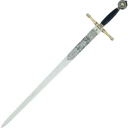 Schwert Excalibur mit Ätzung und Blutrinne
